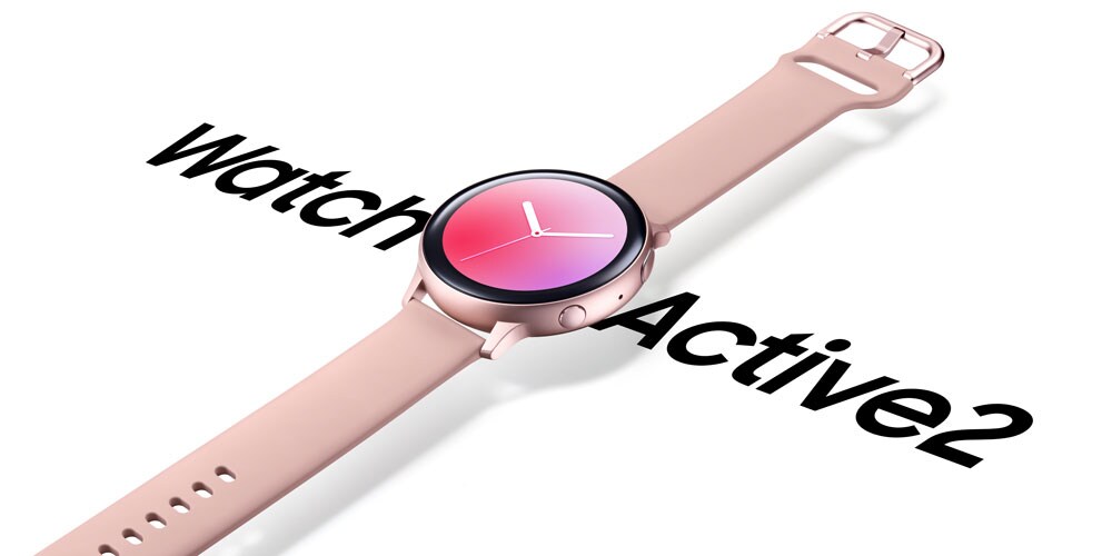 Samsung Galaxy Watch Active2 store Smartwatch 40mm LTE in Rose Gold